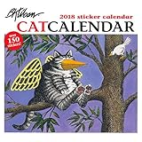 B. Kliban's Catcalendar 2018 Sticker Wall Calendar by 