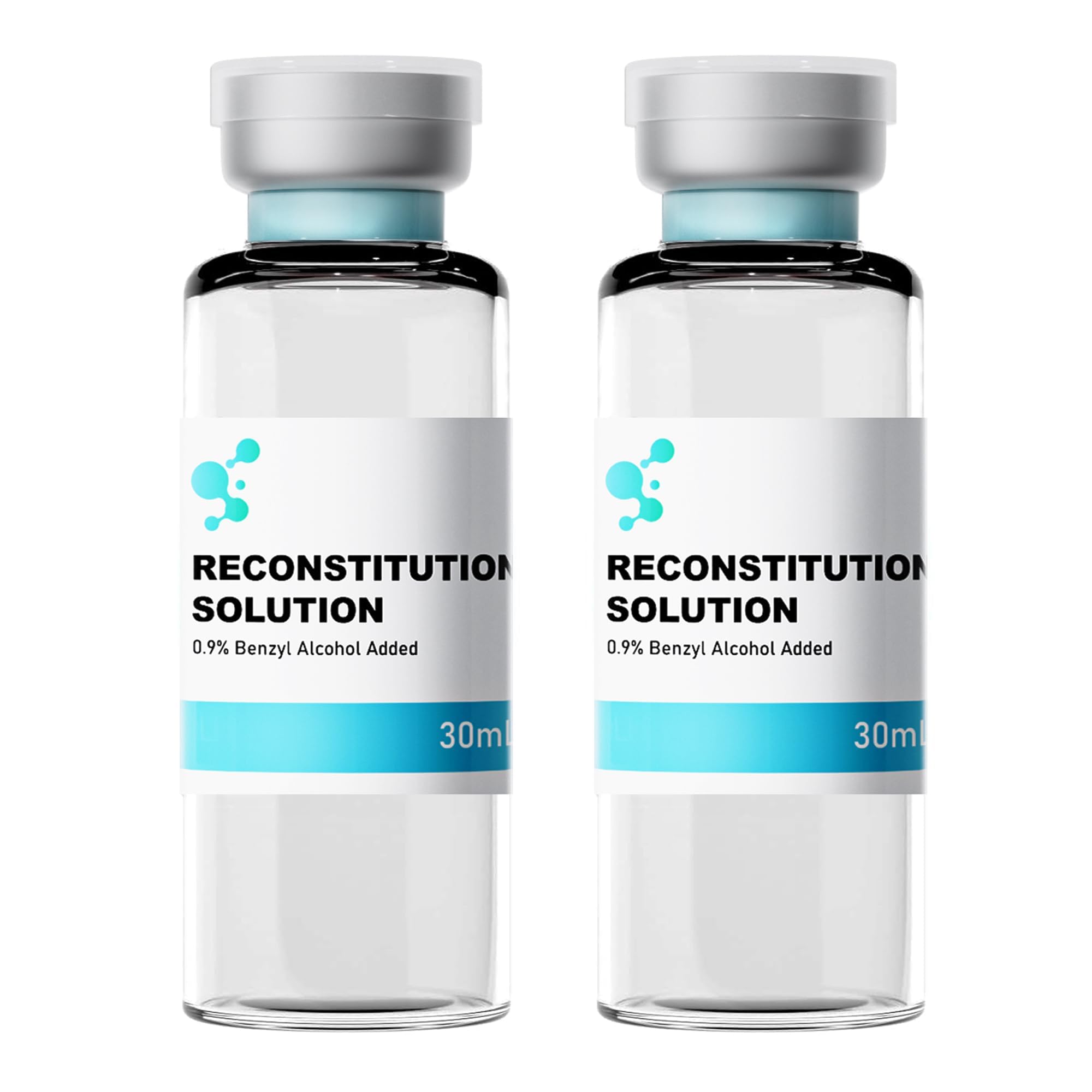 Photo 1 of ***FACTORY SEALED***Reconstitution 2 Pack - 30ML in Premium Glass Vials | Ultra Clean | Triple Sealed (RUO)