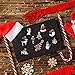 Yonune Birsppy Hibery 57 Pcs Christmas Charms
