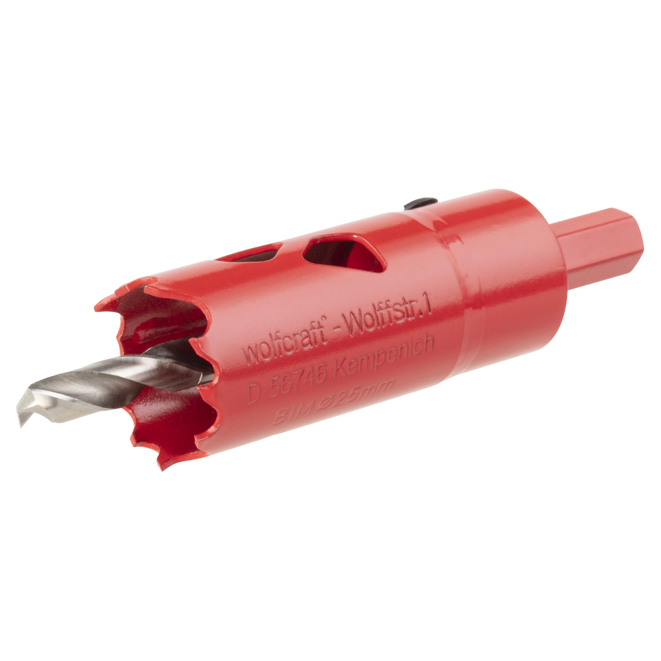 wolfcraft Bi-Metal Hole Saw, Ø 25 mm I 5464000 I For drywall materials, wood, plastics and metals, cutting depth 40 mm