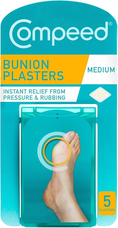 Compeed Bunion Plasters 5 Pack – Hydrocolloid Foot Treatment Medium