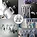 AIDOUT Magnetic Hooks-Strong Powerful and Heavy Duty-4 Pack Hanging Hooks - 40 LB & 80 LB Industrial Grade Multi-purpose Neodymium Hanging Hooks Great for Your Refrigerator and Other Magnetic Surfaces