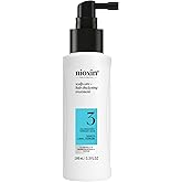 Nioxin System 3 Scalp Care + Hair Thickening Leave-In Treatment | For Colored, Dry, & Damaged Hair with Light Thinning | Strengthen & Nourish with Niacinamide & Biotin