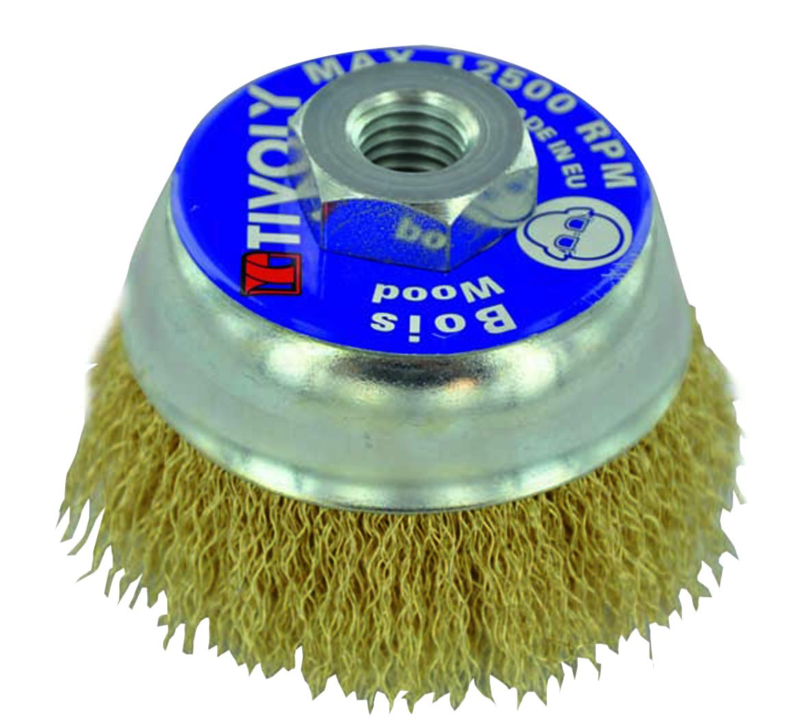 Tivoly XT202520135 Brass-Plated Steel Cup Brush Diameter 80 mm M14 / 80