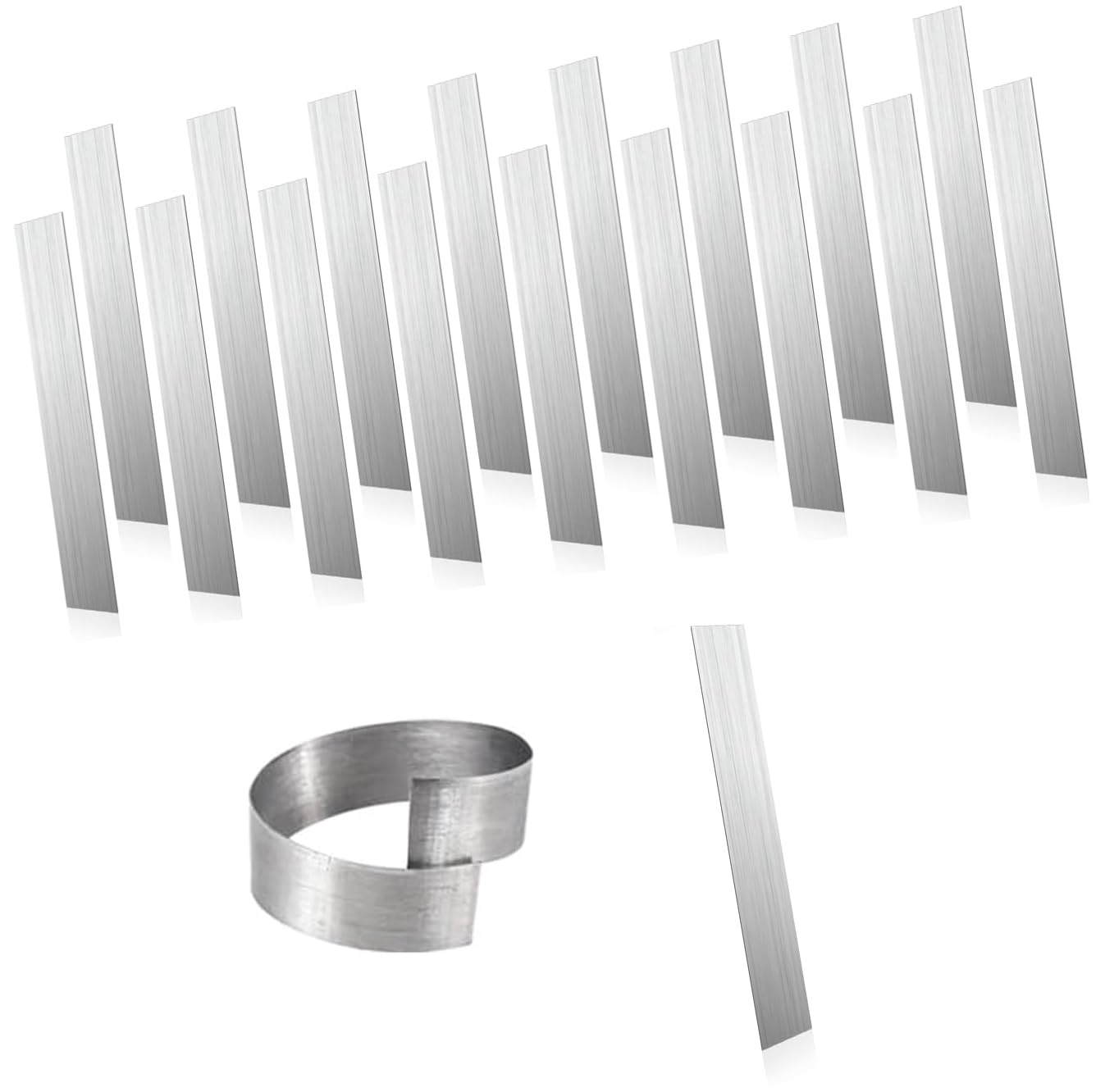 Yeesabella 18pcs Aquarium Plant Weights Anchors, Bendable Plant Anchors Over Weight Anchor Metal Aquatic Plant Weights Reinforced Weights for Live Plants Prevents Floating