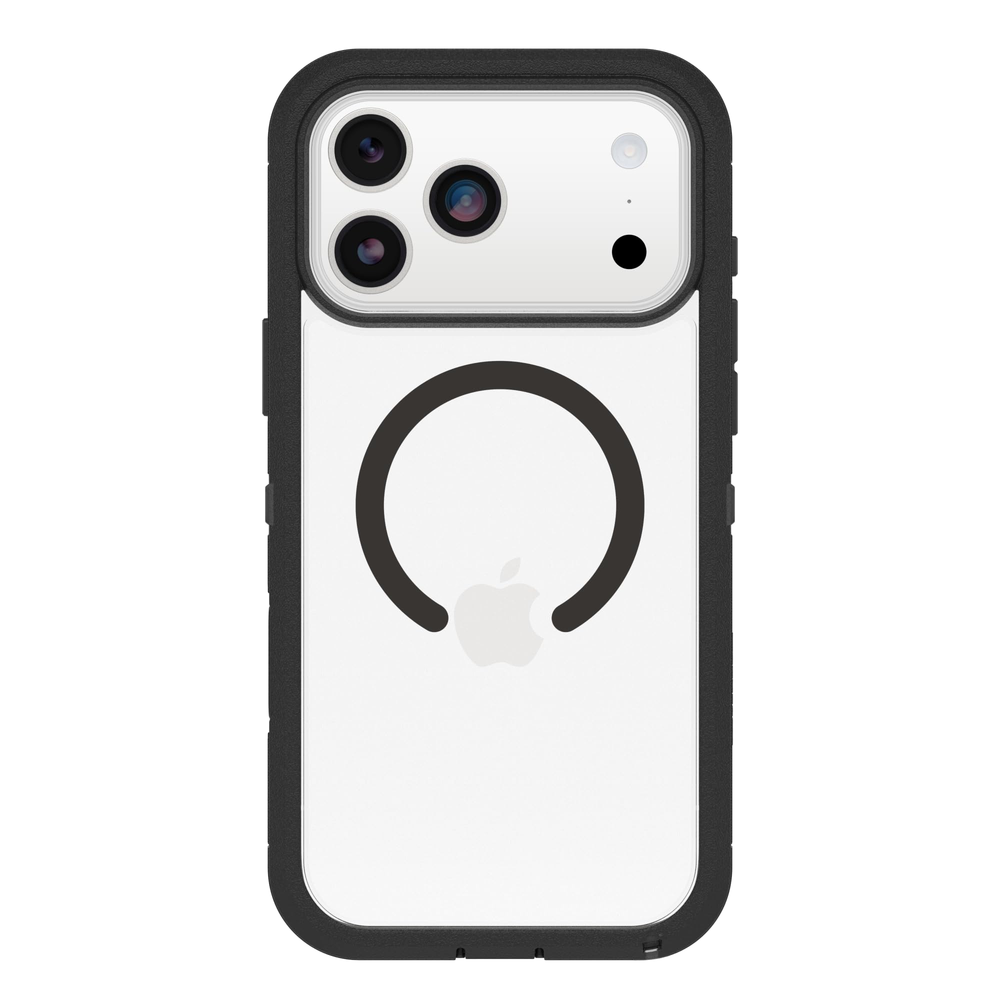 Photo 1 of OtterBox iPhone 17 Pro Max Defender Series Pro XT Clear Case - Dark Side - Black
