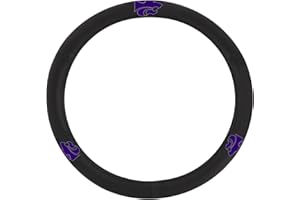 PILOT AUTOMOTIVE Pilot Alumni Group SWC-911 Leather Steering Wheel Cover (Collegiate Kansas State Wildcats)
