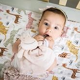 Hippo Comforter with Rubber Teether