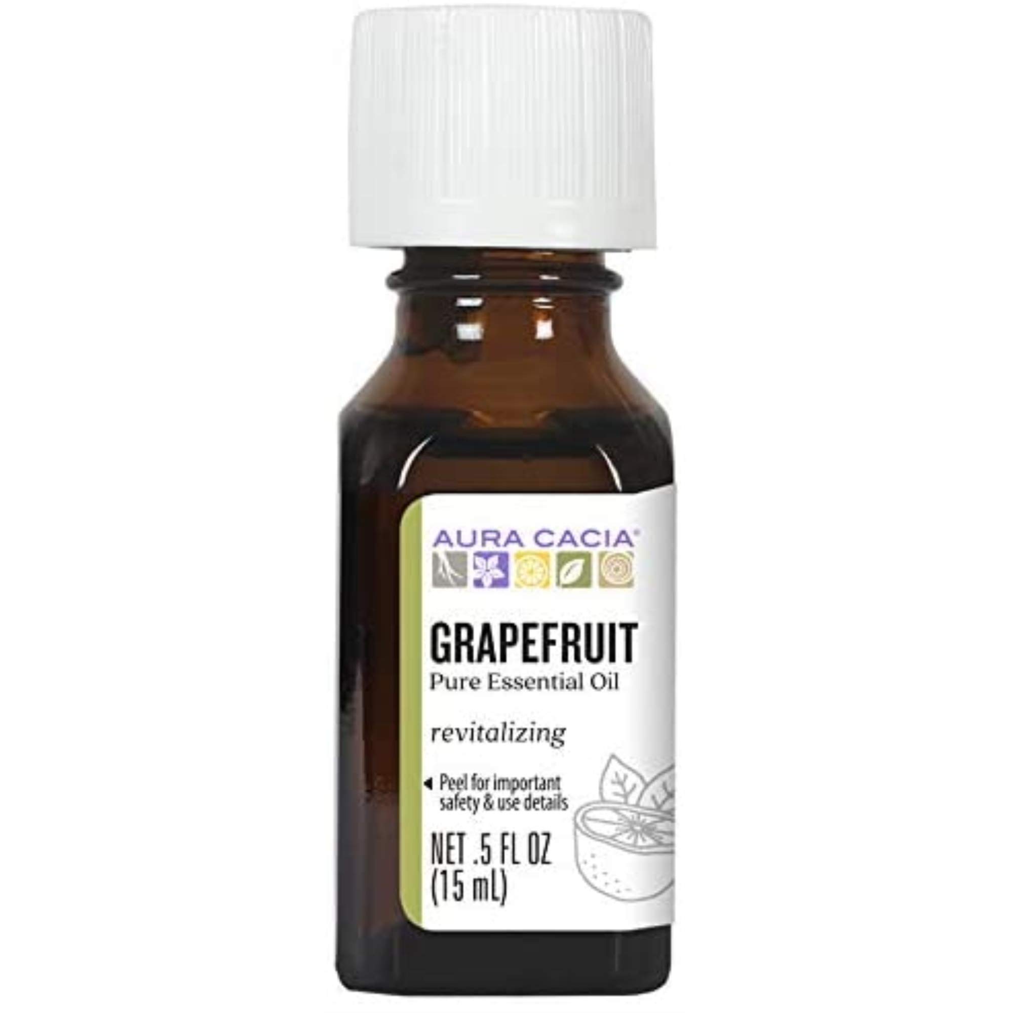 Aura Cacia Essential Oil, Grapefruit 0.50 oz