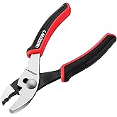 ARROW Slip Joint Pliers, 6 Inch High Carbon Steel Pliers Tool | Rust Resistant Finish, Comfortable TPR Handle, 3-Zone Jaw for Gripping, Tightening, or Loosening Nuts and Bolts