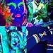 Ownest 6 Tubes UV Blacklight Glow Face & Body Paint Glow in The Dark Body Paint Face Paints -Safe, Washable and Non-Toxic,0.35 oz. Each Bottle