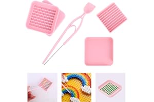 5pcs 2.6mm/0.1in Fuse Bead Tools Set with Single Needle Tweezers Aligner Tray & Sorting Tray, Efficient Iron Bead Picking & S