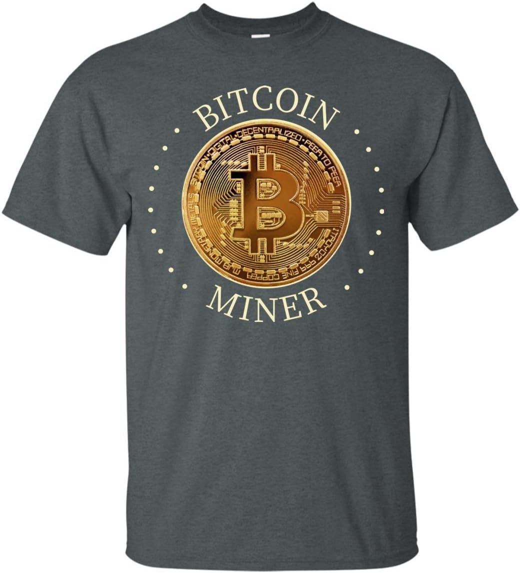 GoneBold Bitcoin Tshirt For Men - Bitcoin Miner