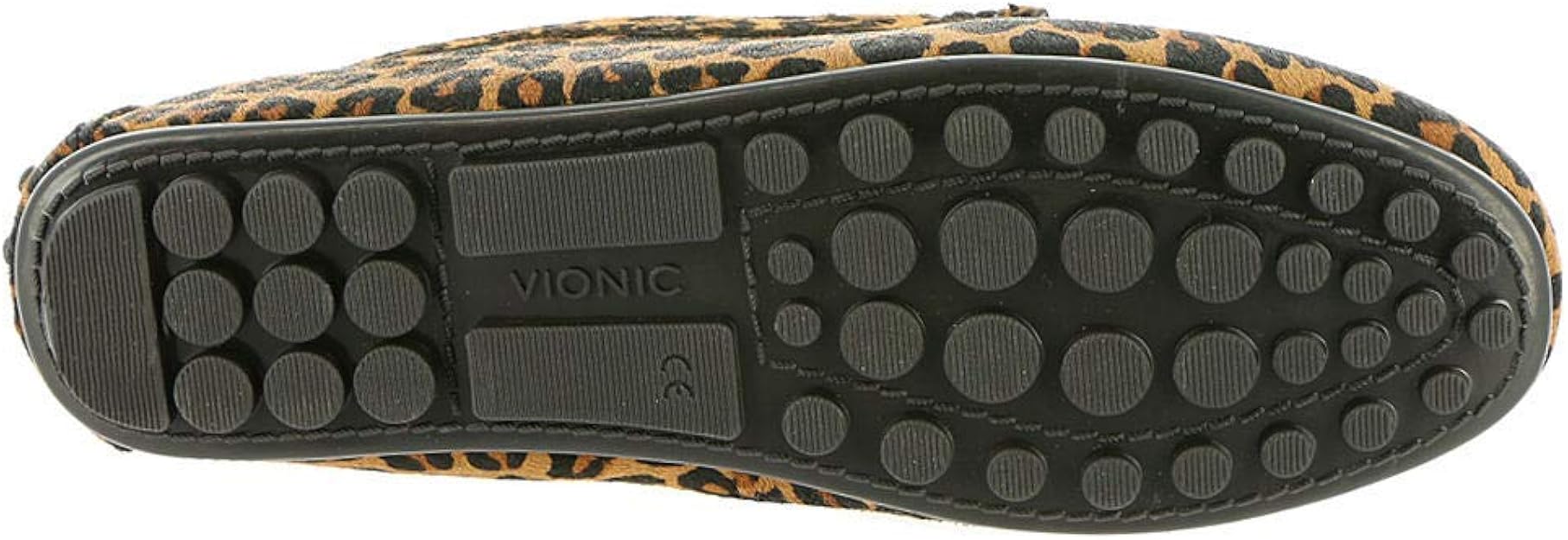 vionic ashby loafer leopard