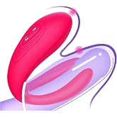 Wearable Remote Control Vibrator - BIG SHOCKED Adult Sex Toys for Women Couples Female Sex Toy G Spot Vibrators Clitoral Penis Vibrator with 10 Powerful Vibrating Double-Ended Dildos Vibrating Panties