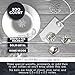 Jingle Bells - 200-Count Craft Silver Bells, Christmas Sleigh Bells for Wreath, Holiday Home Decoration, DIY Art Crafts, Silver Metal, 0.5 x 0.5 x 0.5 Inches