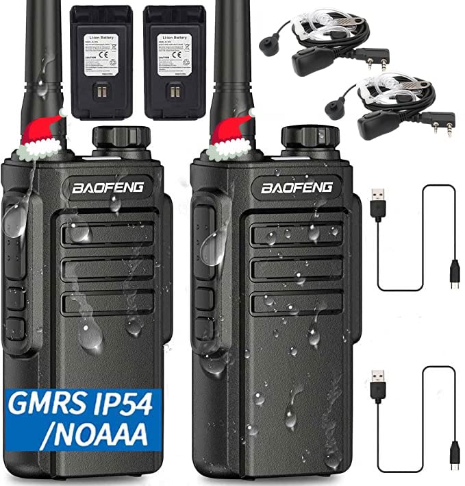 BAOFENG MP31 GMRS Radio Handheld Two Way Radio, Waterproof Rechargeable