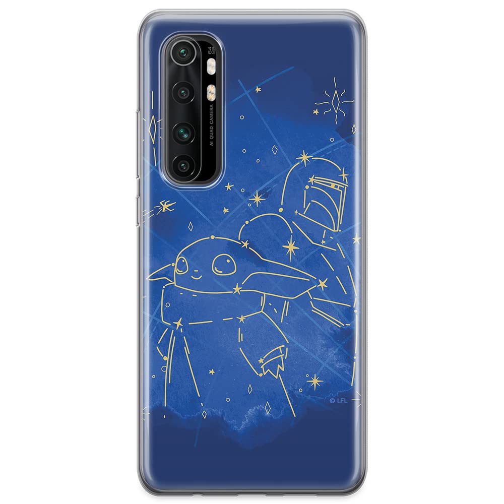 ERT GROUP mobile phone case for Xiaomi MI NOTE 10 Lite original and officially Licensed Star Wars pattern Baby Yoda 023 optimally adapted to the shape of the mobile phone, case made of TPU