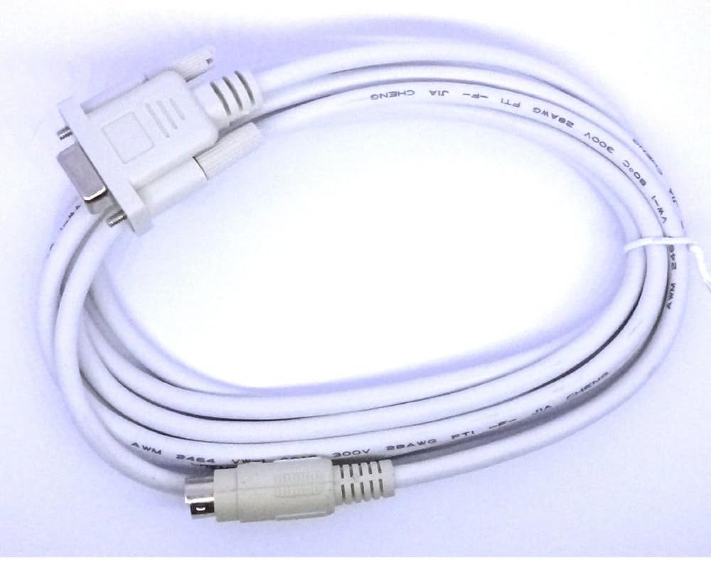 Yihao New For Qc30R2 Programming Cable 6 Pin Connector For Q-Plc With Rs232 Zz35279
