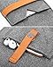 TOPHOME Felt Sleeve Case Bag Leather Lock Compatible for IPad Mini 5/4/3/2 (2013-2019)/ Fire HD 8, Protective Cover for 7.5-8.6