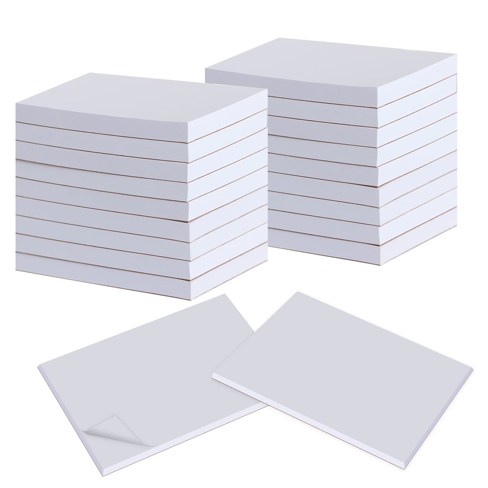Photo 1 of zmybcpack 20 Pack Note Pads Memo Pads 4”x6”- 100 Sheets Each Paper Notepads- Small Memo Scratch Pad Writing pads To Do Grocery List