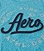 Aeropostale Women's Aero Surf Co Graphic T Shirt M Aqua Burst