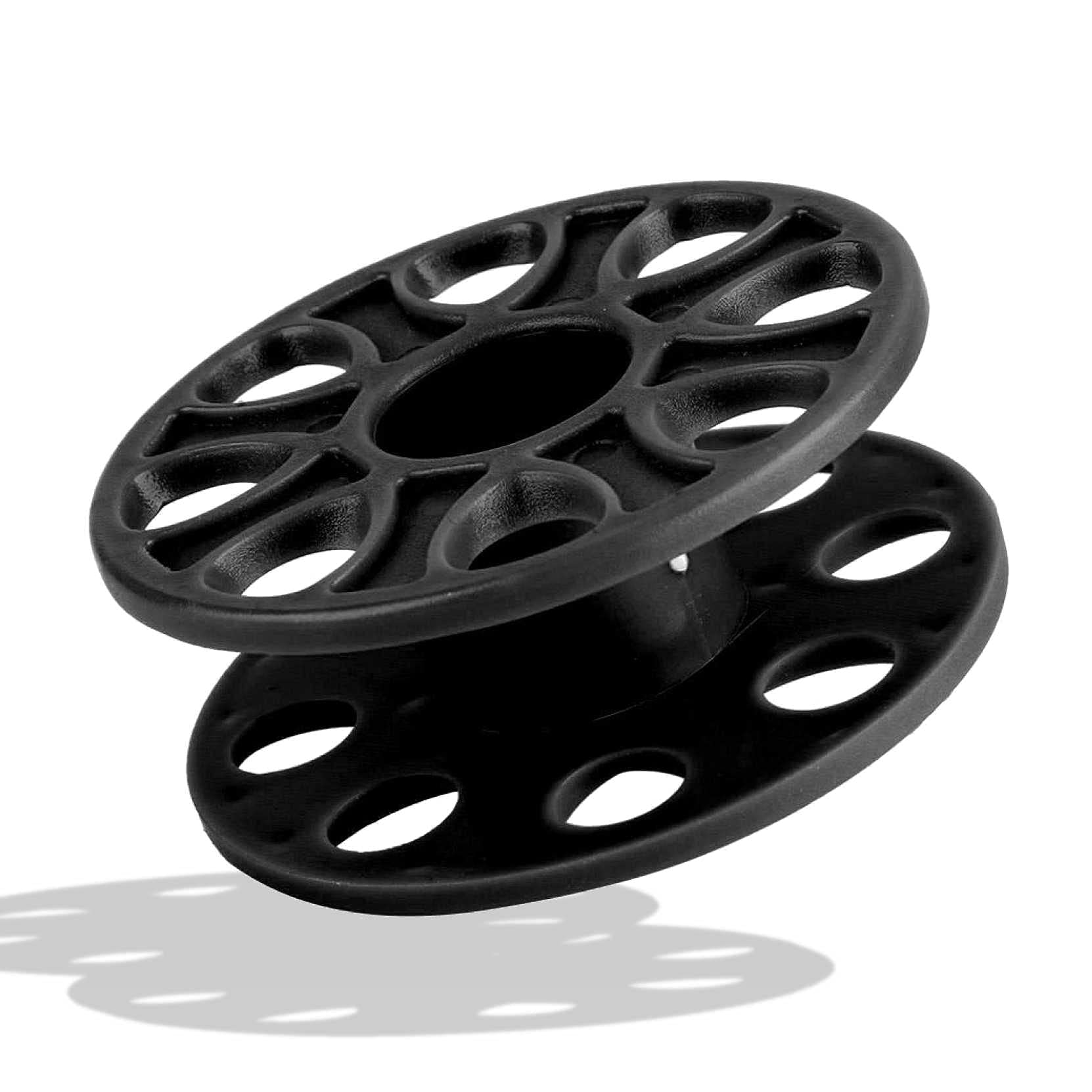 DAUERHAFT Diving Finger Spool,Lightweight, Sturdy and Scuba Diving Finger Spool Reel,31m Scuba Diving Tech Spool,for Diving,Snorkeling,Cave Diving(Black)