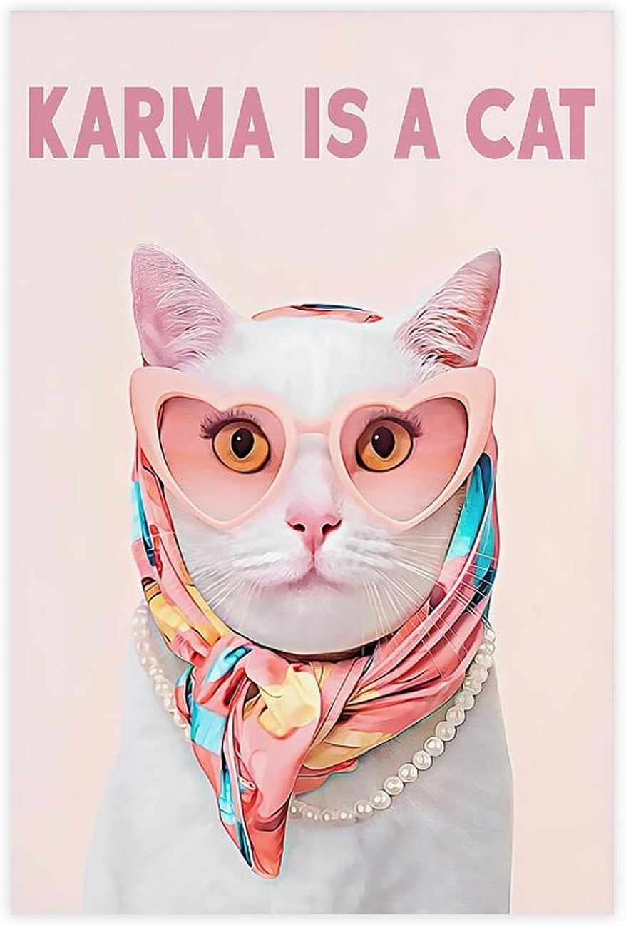 Wall Décor - Vintage Taylor Poster Karma Album Cover Posters Girly Wall Art Decor Print Canvas Posters for Room Aesthetic for Boys And Girls Bedroom Decor Unframe:12x18inch(30x45cm)