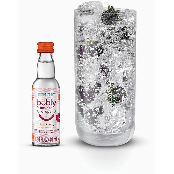 SODASTREAM USA, INC. 1525251010 BUBLY BOUNCE CHERRY CITRUS FRUIT DROPS, 40 ML – QUANTITY 1