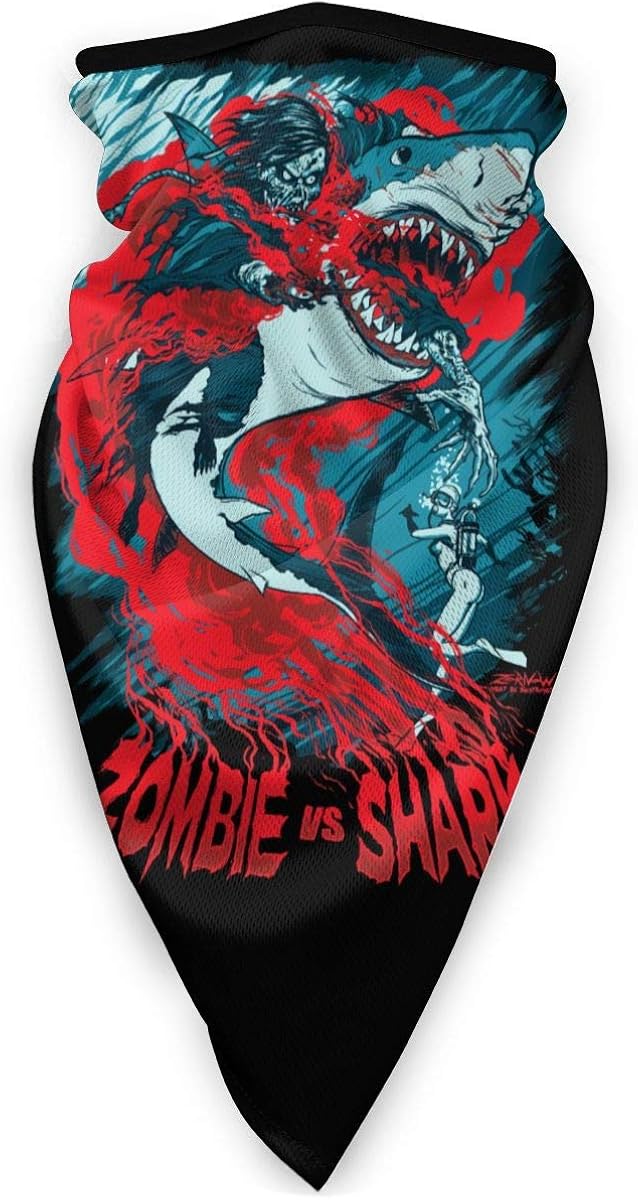 Scarf Sun UV Dust Protection For Unisex Headband Scarf Half Face Neck Gaiter Wrist Band Headwrap Neckerchief Balaclava Bonnet Bandana-Zeds Dead Vs SHARK