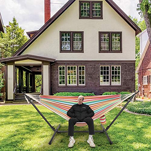 ONCLOUD 9 FT Hammock Stand Only Heavy Duty Indoor Outdoor Universal