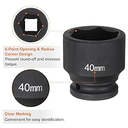 HARFINGTON 6-Point Impact Socket 3/4" Drive 40mm