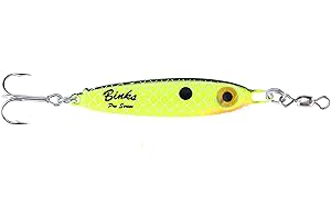 Orders Over $25.00 Include Shipping. Bink's Pro Series Jigging Spoons. The Next Generation of Slab Spoons. Vertical Jigging, Horizontal Jigging, and Casting.