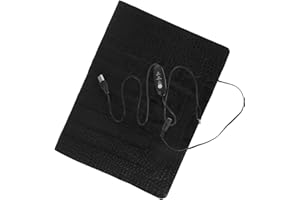 TOBBOMEY Portable USB Carbon Fiber Pet Warming Mat Level Adjustable Temperature Heating Pad for Cats Dogs