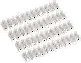 AUKENIEN 3A Electrical Terminal Blocks 12 Way White 400V Pack of 4