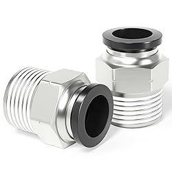 TAILONZ PNEUMATIC Male Straight 1/2 Inch Tube OD x