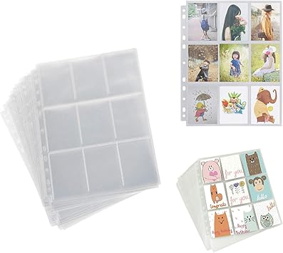 180 Pockets Sammelkarten Fotoalbum 20 Seiten Pro 9 Pocket Pages Album Ordnerseiten Leere Sammelalbum Taschen Sammelkarten Folien Neutrale Sammelhullen Fur Trading Cards Z B Magic Pokemon Karten Amazon De Spielzeug