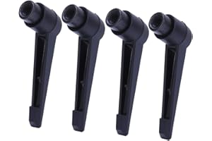 4Pcs Clamping Lever Handle, M4/5/6/8/10/12 Level Adjustable Handles Knob Male Thread Machinery Adjustable Handle, Clamping Ha