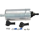 TRQ Electric Fuel Pump Compatible with 1976-1979 Jaguar XJ12 XJS 1976 Porsche 912 1975-1979 Volkswagen Beetle 1975-1980 Super Beetle Transporter 1980-1991 Vanagon