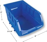 PERFORMANCE TOOL W5196 Large Stackable Storage Trays Blue Pack of 4 Adjustable view 3