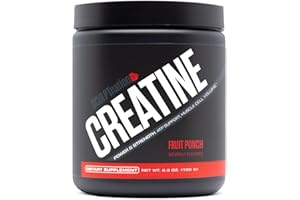 Sculpt Nation by V Shred Creatine - Premium Creatine Monohydrate Powder to Support Muscles, Energy, and Brain Function, Fruit Punch Flavored Creatine - 30 Servings
