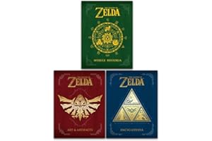 The Legend of Zelda Collection 3 Books Set - Hyrule Historia, Encyclopedia, Art and Artifacts