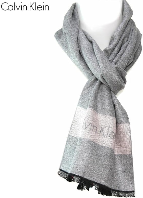 Amazon Ck Calvin Klein カルバンクライン マフラー ストール メンズ ライトグレー 紳士 男性 ブランド 並行輸入品 ストール マフラー 通販