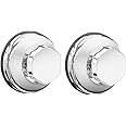 SANNO Powerful Vacuum Suction Cups replacement for Shower Caddy, Sope dish,Double Hooks- Set of 2