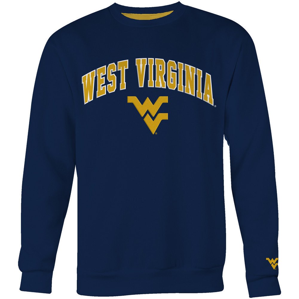 wvu crew neck sweatshirt