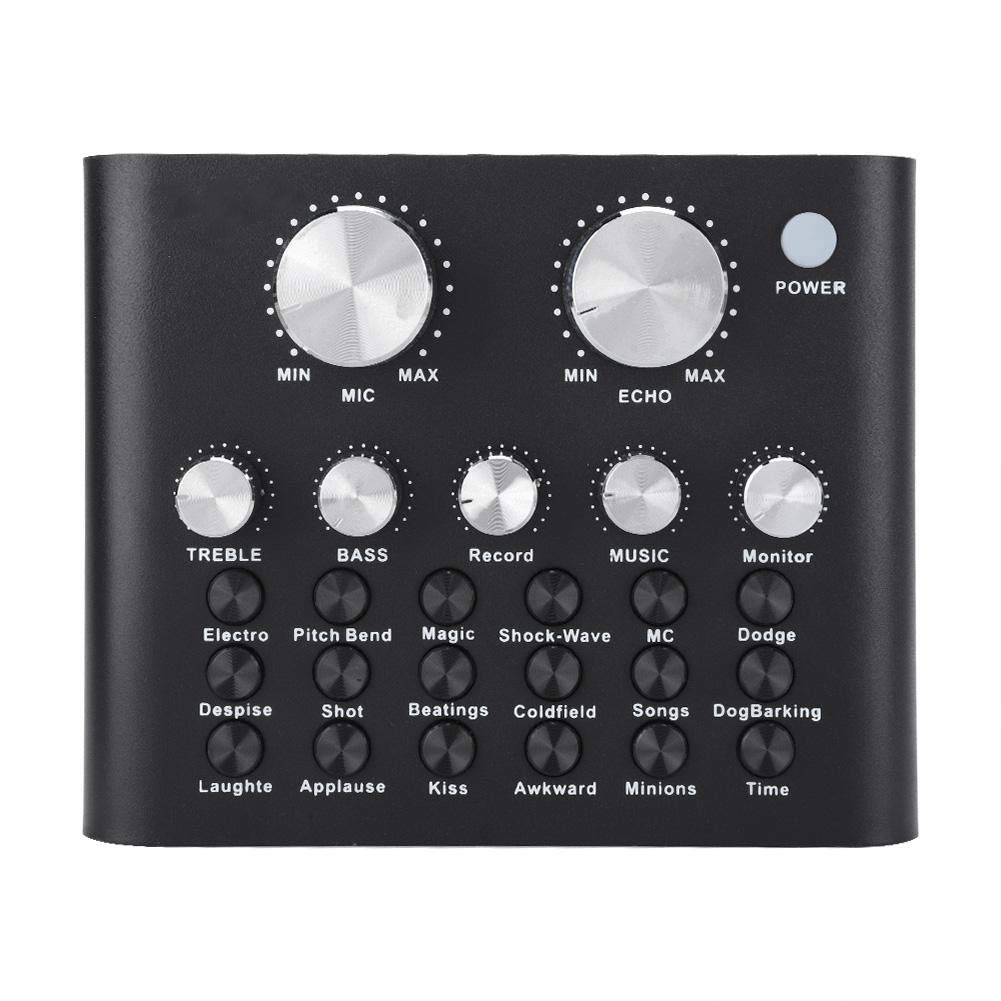 Mua ボイスチェンジャー Acouto 外付け デジタル V8サウンドカード 音量調整 音声変換 可聴周波 オーディオサウンドカード 変声器 携帯電話 コンピュータ用 Tren Amazon Nhật Chinh Hang 21 Fado