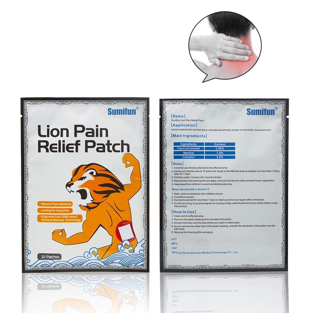 Fashine Chinese Medicated Plasters Body Joint Arthritis Muscle Massage Pain Relief Patch Heat Patches & Wraps