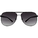 NYS Collection Columbus Circle Top Bar Classic Aviator Sunglasses