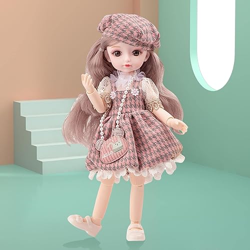 Colcolo 26cm BJD Doll, 1/6 Ball Joint Dolls, Flexible 13 Joints