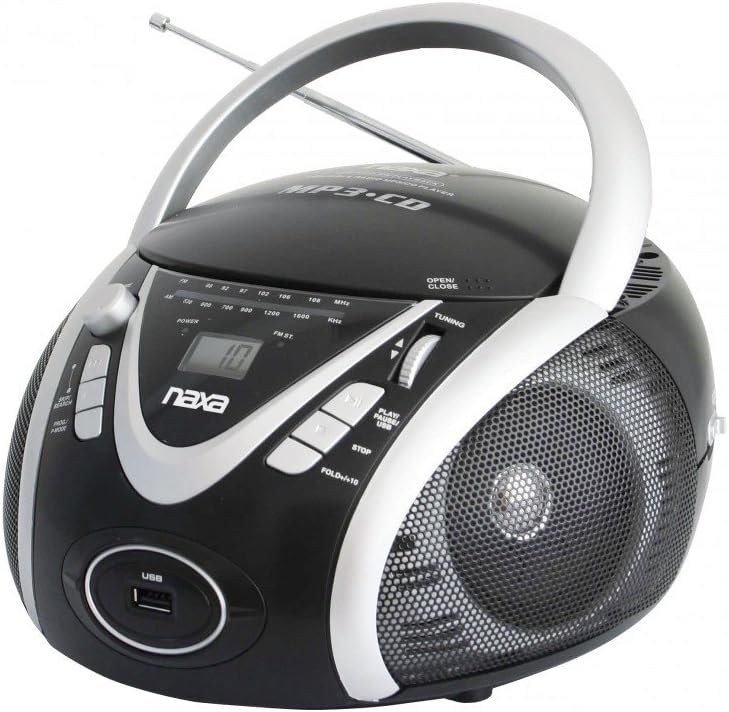 NAXA Electronics NPB246 Portable MP3/CD Player with AM/FM